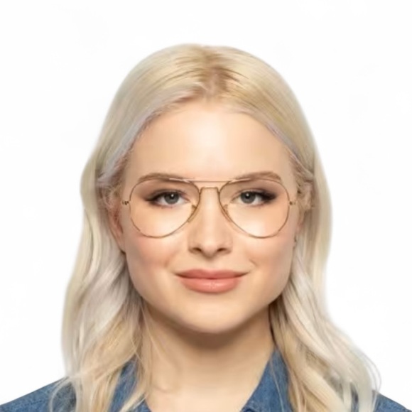 Ray-Ban RB 6489 Unisex Aviator Metal II Gold/Clear Frames - Picture 2 of 12